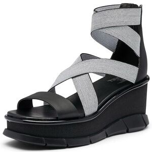 Sorel Women's Joanie III Leather Black Sandal SZ 8